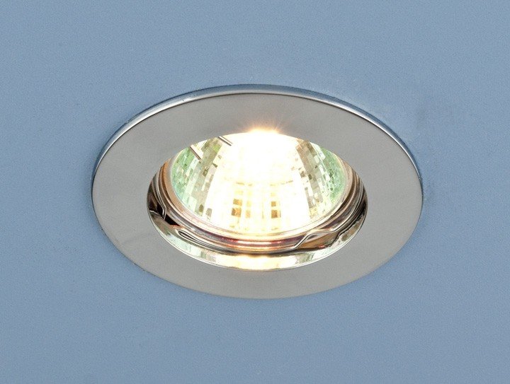 863 MR16 CH хром Встраиваемый точечный светильник Elektrostandard (a030074)