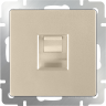 Розетка Ethernet RJ-45 (шампань) Werkel W1181011