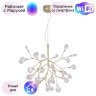Подвесная люстра Crystal Lux с поддержкой Маруся EVITA SP36 GOLD/TRANSPARENT-М