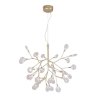 Подвесная люстра Crystal Lux с поддержкой Маруся EVITA SP36 GOLD/TRANSPARENT-М
