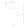 Трековый светодиодный светильник Arte Lamp Traccia A2320PL-1WH