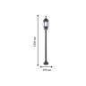 Уличный фонарный столб  с лампочкой Favourite Paris 1806-1F+Lamps А60