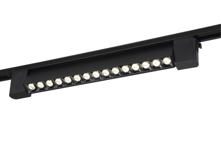 Однофазный LED светильник 18W 4000К для трека Crystal Lux CLT 0.31 010 18W BL T4000K