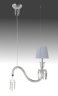 Подвесной светильник Crystal Lux с лампочкой PRINCESS SP1+Lamps E14 Свеча