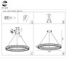 Подвесная светодиодная люстра ST Luce Tivoli SL1622.383.01