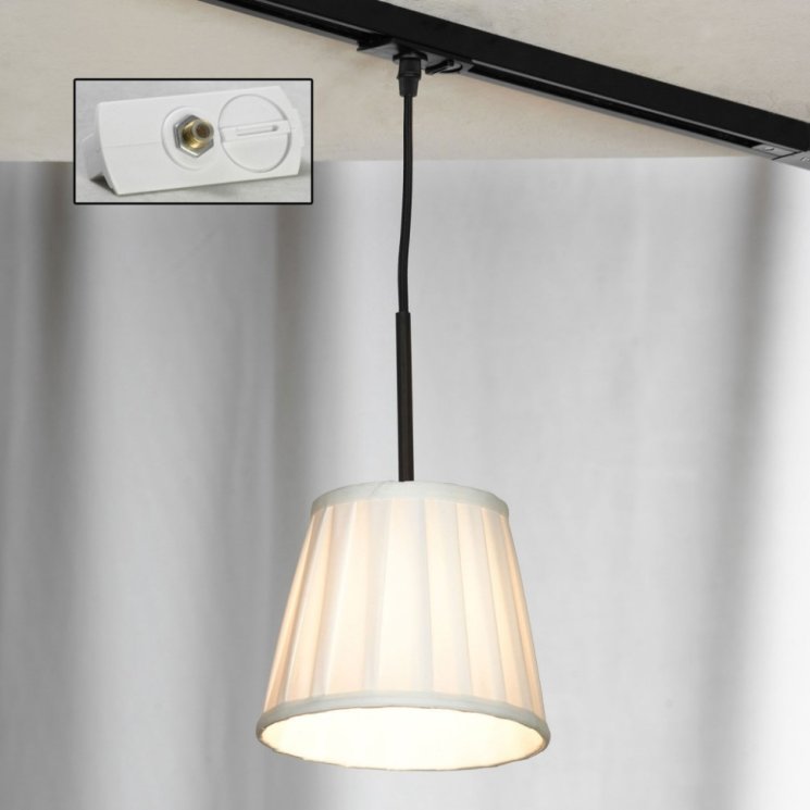 Однофазный светильник на подвесе для трека Lussole Loft Milazzo LSL-2916-01-TAW