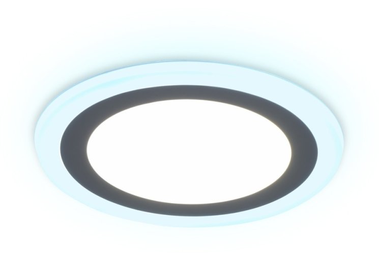 Встраиваемый точечный светильник с подсветкой Ambrella light Downlight DCR368