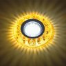 Встраиваемый светильник с LED подсветкой Fametto Luciole DLS-L150 Gu5.3 Glassy/Yellow (UL-00003906)