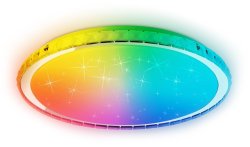 Светодиодный светильник c подсветкой RGB и пультом ДУ (инфракрасный) Ambrella light Dance FF502