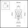 Уличный светильник с лампочками Odeon Light Sation 4045/3B+Lamps E14 Свеча