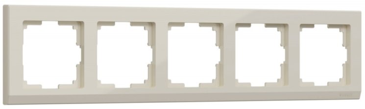 Рамка на 5 постов (слоновая кость) Werkel W0051803