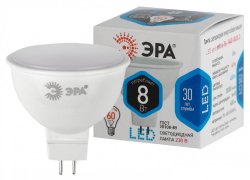 Светодиодная лампа GU5.3 8W 4000К (белый) Эра LED MR16-8W-840-GU5.3 (Б0020547)