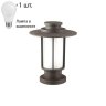 Уличный светильник с лампочкой Odeon Light Mito 4047/1B+Lamps А60
