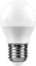 Светодиодная лампа Feron E27, 9W, 2700K (теплый) G45 LB-550 Feron 25804