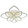 Люстра потолочная светодиодная с пультом ДУ Profit Light 8022/4+4 WHT 352W+10W RGB