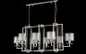 Подвесная люстра Crystal Lux NICOLAS SP8 L1000 GOLD/WHITE