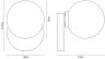 Бра Arte Lamp Bolla-Piccolo A3989AP-1AB