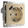 Розетка с быстрой зарядкой USB Type A+С (шампань рифленый) Werkel W1171710