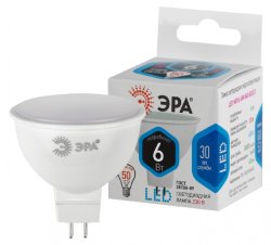 Светодиодная лампа GU5.3 6W 4000К (белый) Эра LED MR16-6W-840-GU5.3 (Б0020545)