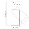Трековый светодиодный светильник Lightstar Canno Led 303264