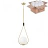 Подвесной светильник с лампочкой Odeon Light Flari 4810/1A+Lamps E14 P45