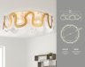 Потолочная люстра Ambrella light TR5327/6 GD/FR