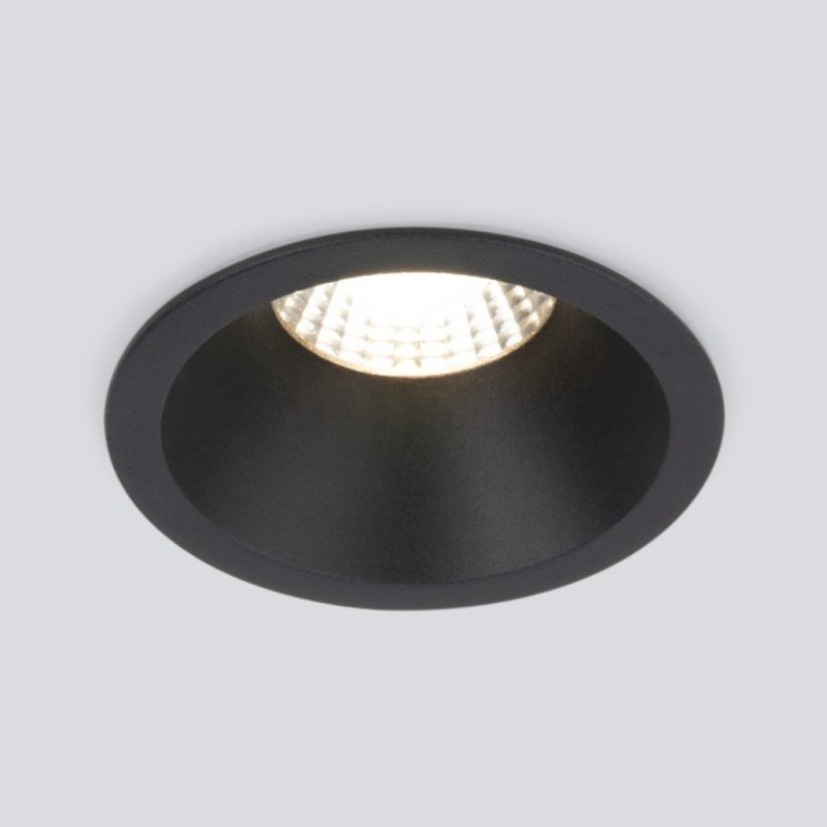Встраиваемый светильник Elektrostandard 15266/LED 7W 4200K черный (a055719)