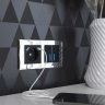 Розетка с быстрой зарядкой USB Type A+С (черная) Werkel W1171708