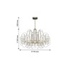 Подвесная люстра Favourite La Salute с поддержкой Маруся 2308-21P-М