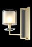 Бра Crystal Lux NICOLAS AP1 GOLD/WHITE