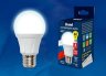 Светодиодная лампа E27 8W 6500K (холодный) Uniel LED-A60 8W-DW-E27-FR PLP01WH (UL-00002003)