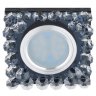 Встраиваемый светильник с LED подсветкой Fametto Luciole DLS-L131 GU5.3 Chrome/Black (UL-00002756)