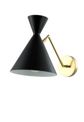 Бра Joven Crystal Lux JOVEN AP1 GOLD/BLACK