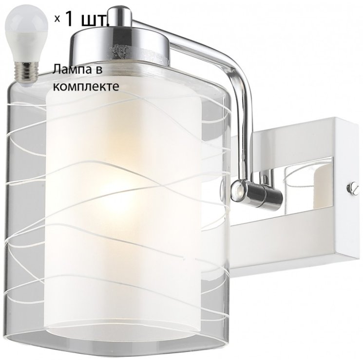 Бра с лампочкой Velante 278-101-01+Lamps E27 P45