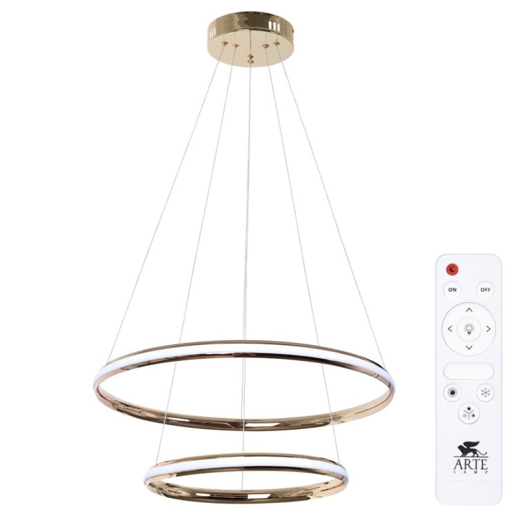 Подвесная люстра с пультом ДУ Arte Lamp Meridiana A2198SP-2GO