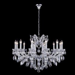 Подвесная люстра Crystal Lux Hollywood SP12 Chrome (2010/312)