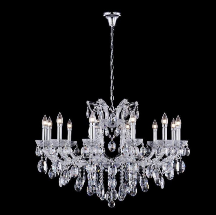 Подвесная люстра Crystal Lux Hollywood SP12 Chrome (2010/312)