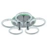 Светодиодная диммируемая люстра с ПДУ Profit Light 8024/5 CHR 90W+8W RGB