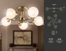 Потолочная люстра Ambrella light TR3064