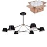 Люстра на штанге с лампочками Favourite Eimer 1512-6P+Lamps E14 P45