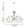 Подвесная люстра F-Promo Plini с поддержкой Алиса 2591-20P-A