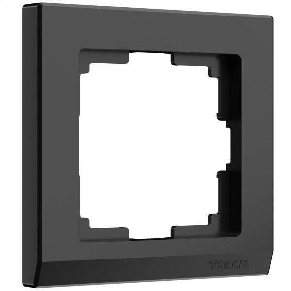 Рамка на 1 пост (черный) Werkel W0011808