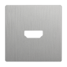 Накладка Werkel для розетки HDMI серебряный рифленый WL09-HDMI-CP 4690389128318