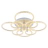 Светодиодная диммируемая люстра с ПДУ Profit Light 8024/4+4 WHT 186W+8W RGB