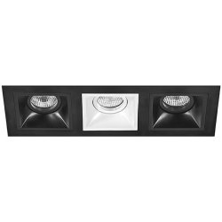 D537070607 Встраиваемый точечный светильник Domino Quadro Lightstar (комплект из 214537+214507+214506+214507)