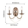 2591-2W Бра F-Promo Plini