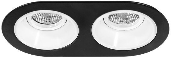D6570606 Встраиваемый точечный светильник Domino Round Lightstar (комплект из 214657+214606+214606)