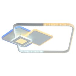 Светодиодная диммируемая люстра с ПДУ Profit Light 8294 WHT 110W+8W RGB