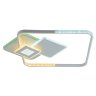 Светодиодная диммируемая люстра с ПДУ Profit Light 8294 WHT 110W+8W RGB