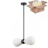 Подвесной светильник Odeon Elica с лампочками 5418/2+Lamps E14 Свеча